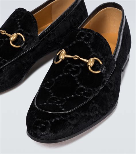 gucci jordaan stretch|Black GG Velvet Gucci Jordaan Loafer .